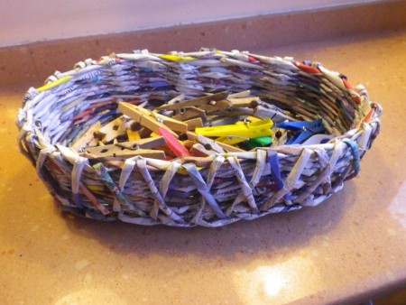 cistell ovalat amb x